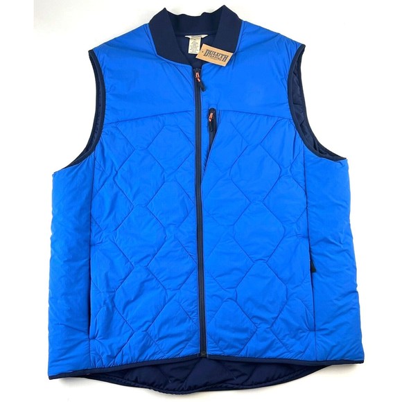 Duluth Trading Company Agiloft Quilted Lightweight Stretch Vest Mens Size XL New - Picture 1 of 7